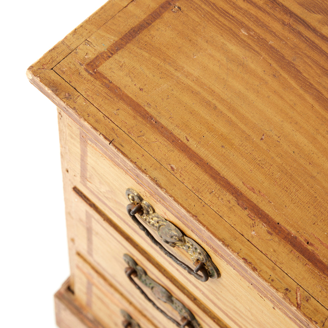 Faux Grain Painted Chest, circa 1840