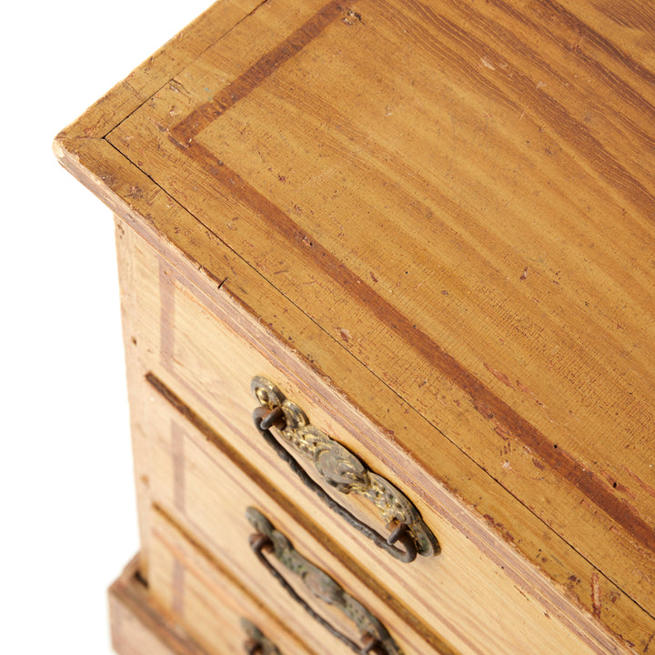 Faux Grain Painted Chest, circa 1840