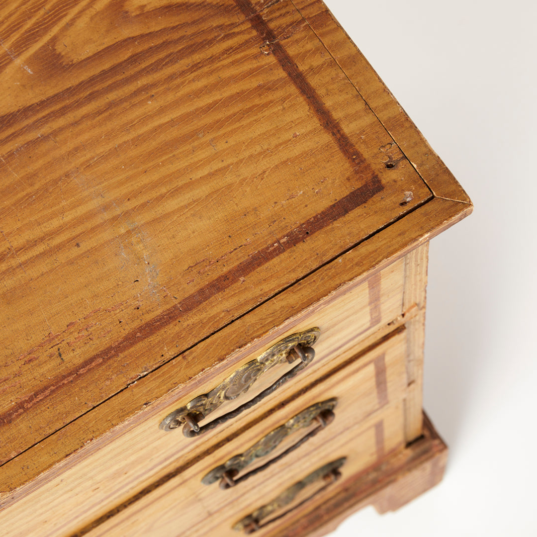 Faux Grain Painted Chest, circa 1840