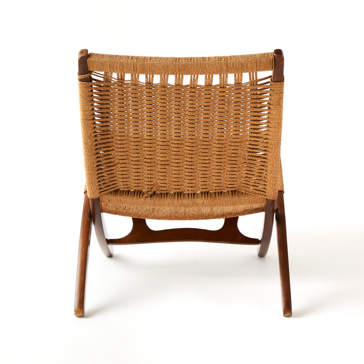 Vintage Folding Rope Chair