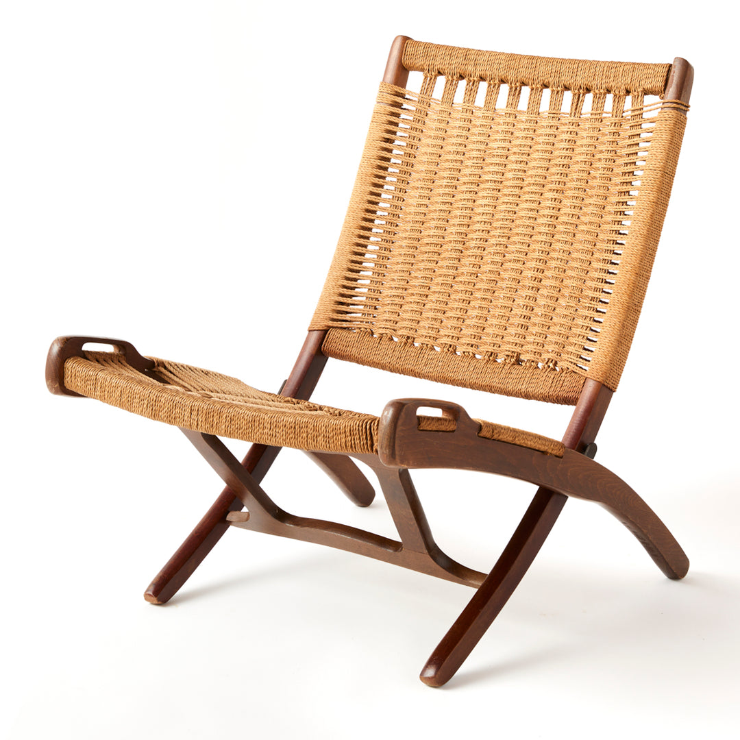 Vintage Folding Rope Chair