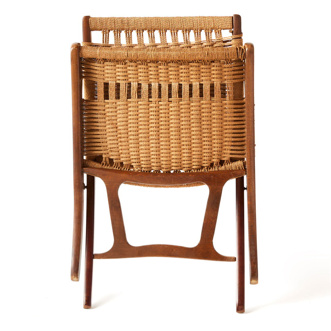 Vintage Folding Rope Chair