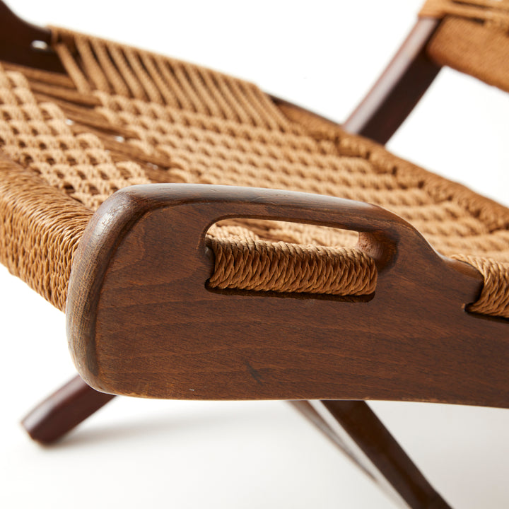 Vintage Folding Rope Chair
