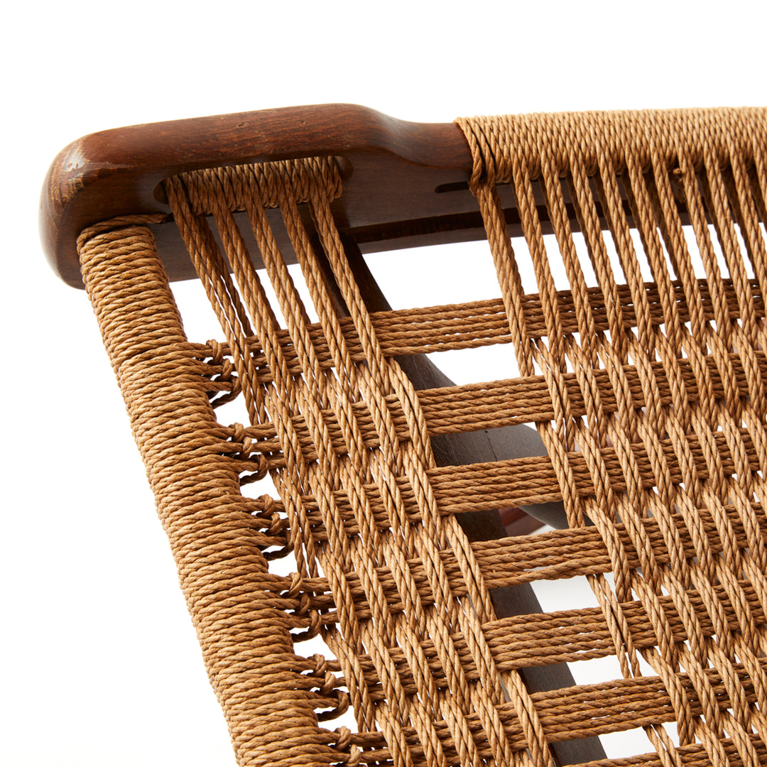 Vintage Folding Rope Chair