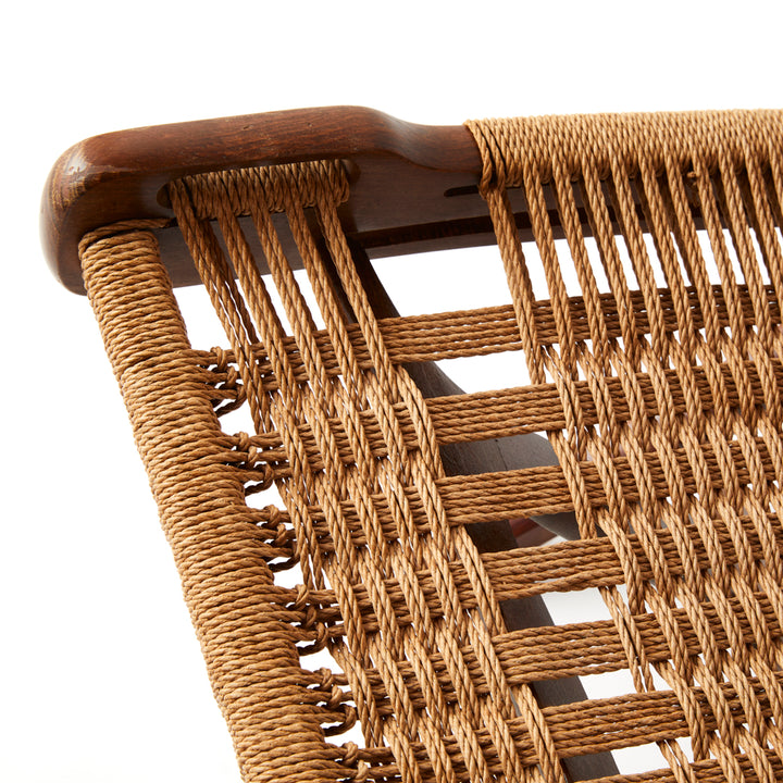 Vintage Folding Rope Chair