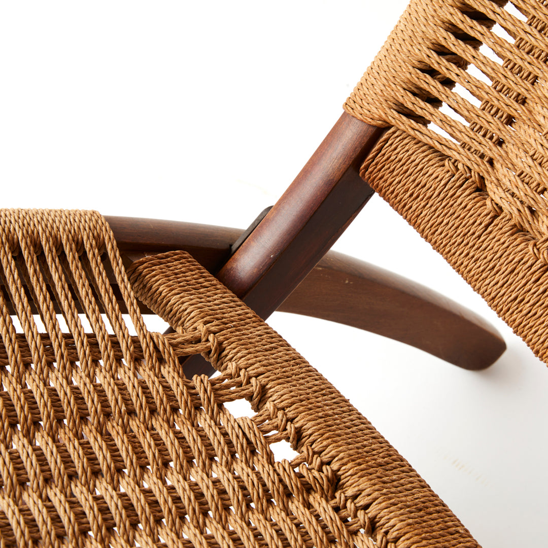 Vintage Folding Rope Chair