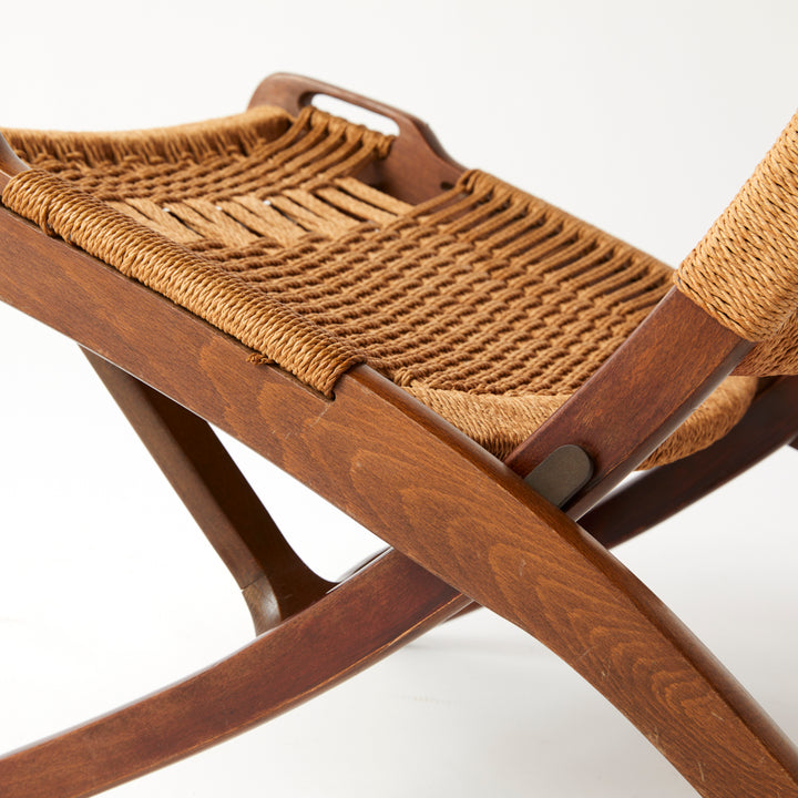 Vintage Folding Rope Chair
