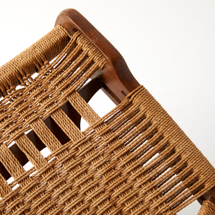 Vintage Folding Rope Chair