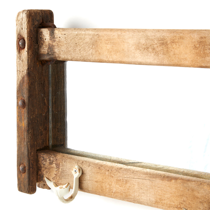 Vintage Whale Tail Hook Mirror