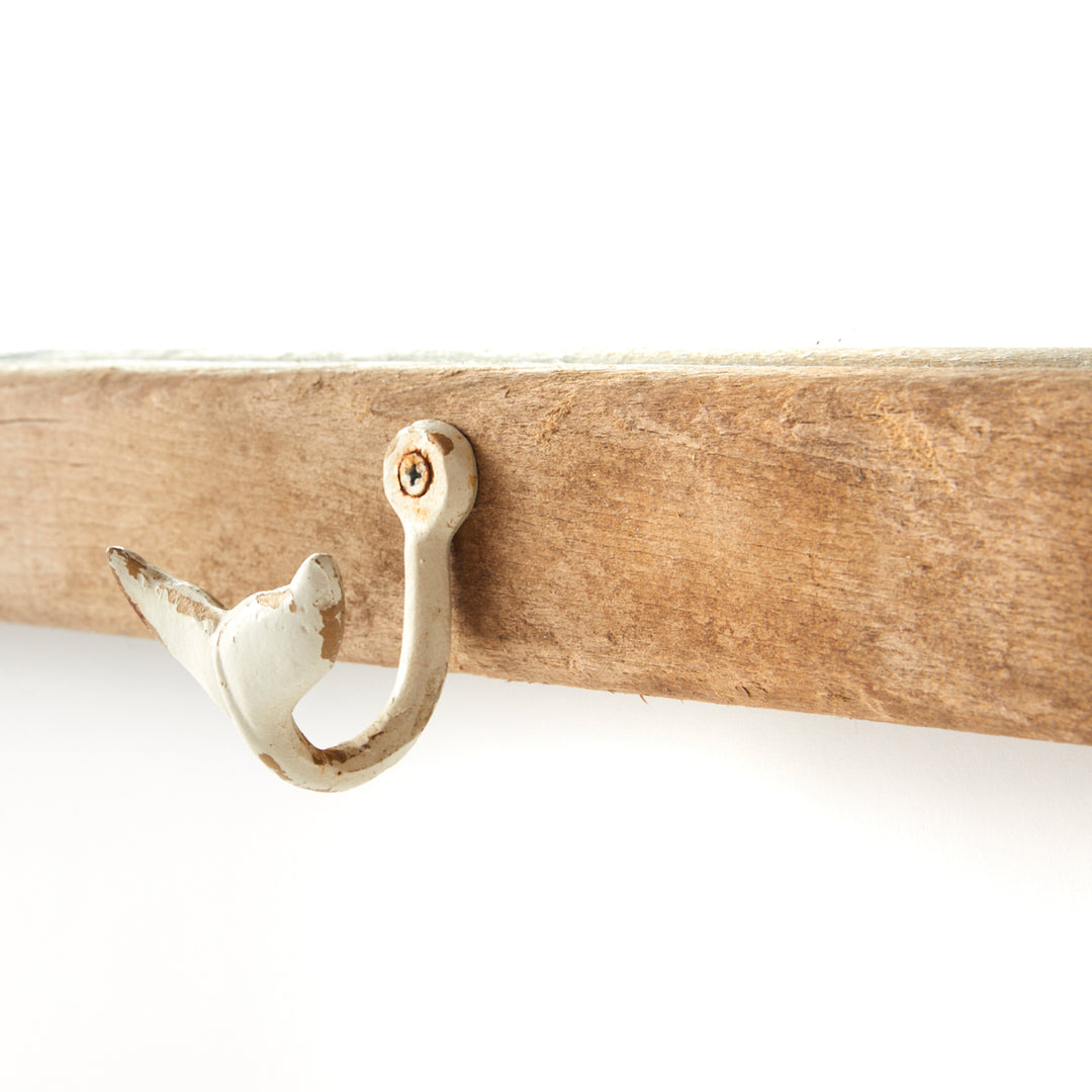 Vintage Whale Tail Hook Mirror