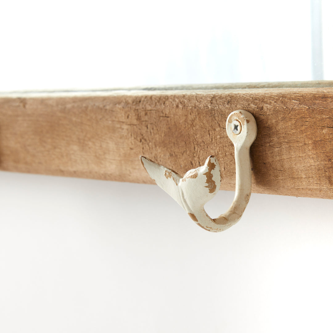Vintage Whale Tail Hook Mirror