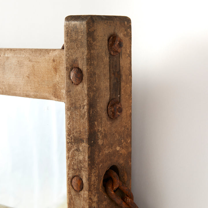 Vintage Whale Tail Hook Mirror