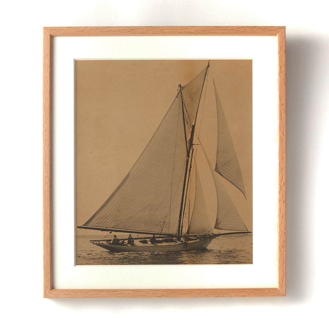 Vintage Yachting Photograph