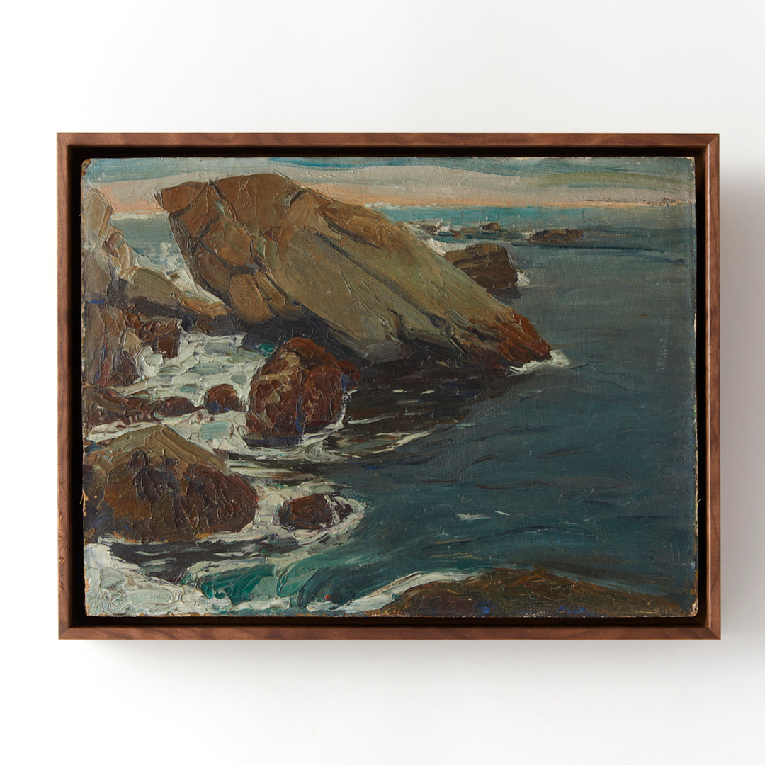 Vintage Seascape Painting