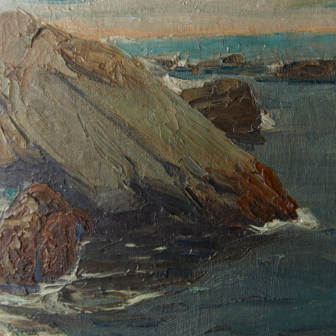 Vintage Seascape Painting