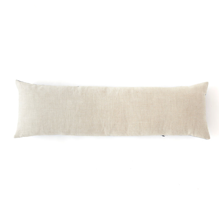 Vintage Japanese Indigo and White Stripe Pillow