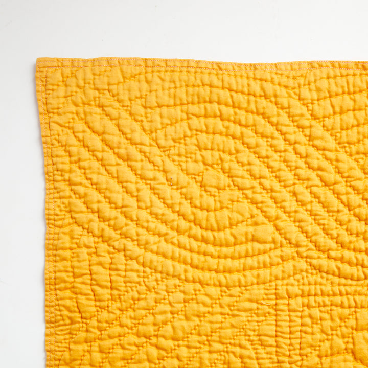 Vintage Marigold Matelassé Coverlet