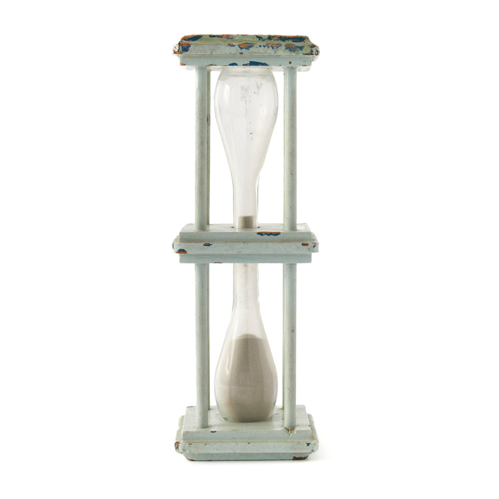 Antique Painted Sand Glass, c. 1880&