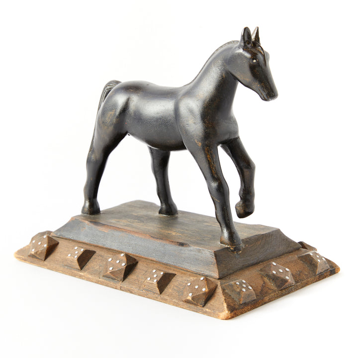 Folk Art Carved Horse, c. 1920-1940