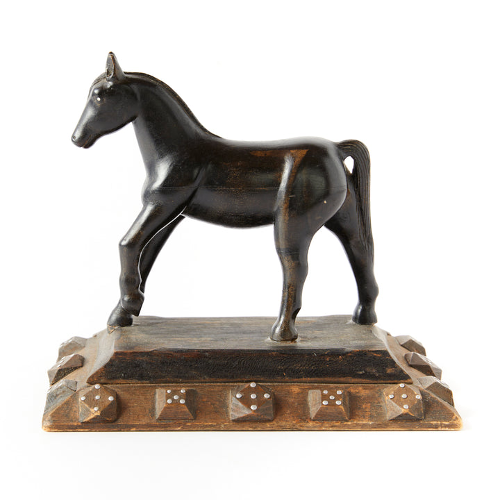 Folk Art Carved Horse, c. 1920-1940