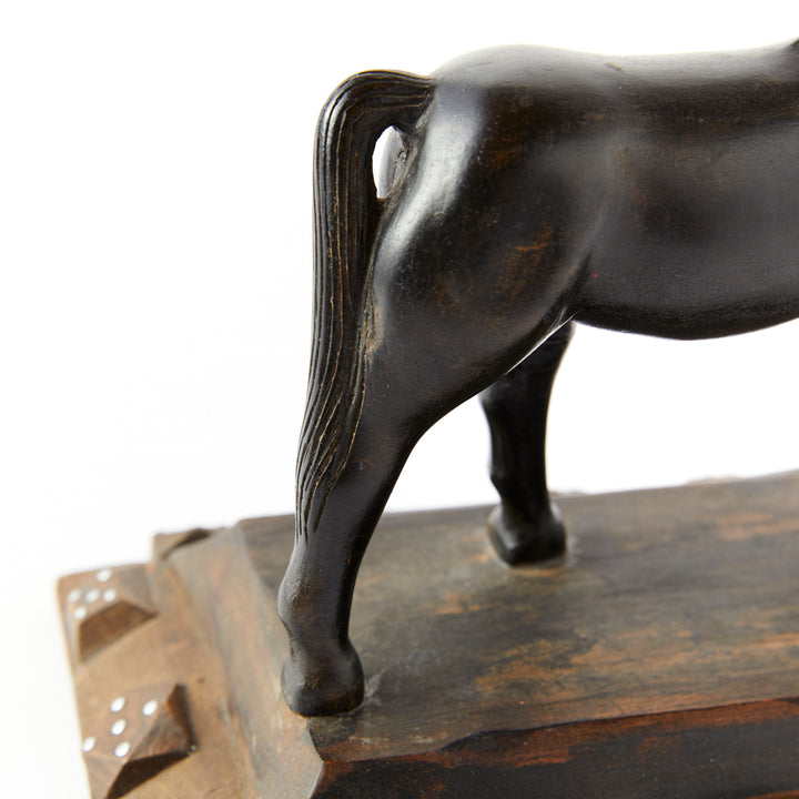 Folk Art Carved Horse, c. 1920-1940