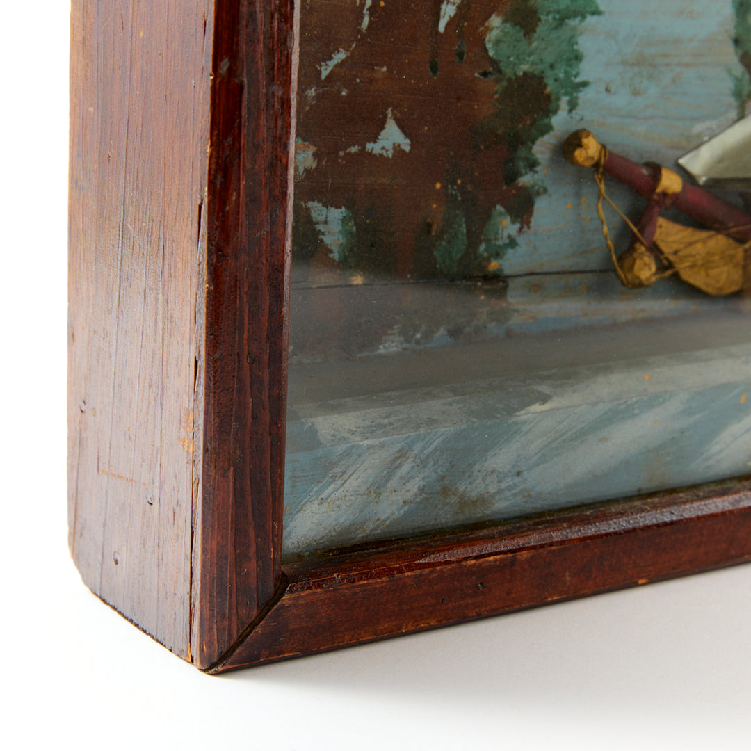 Vintage Sailboat Diorama