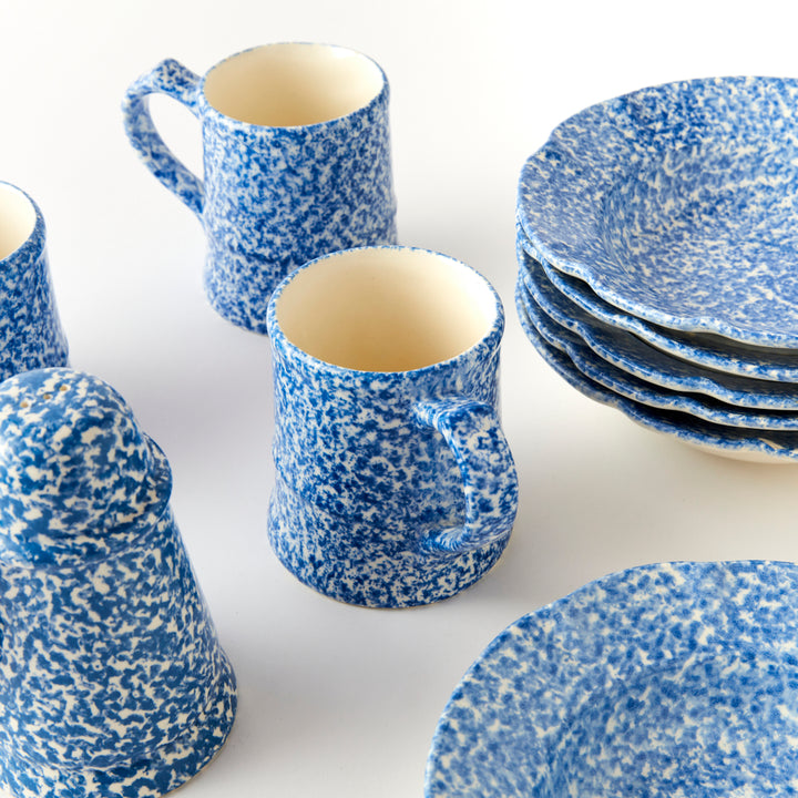 Vintage Spongeware Table Setting