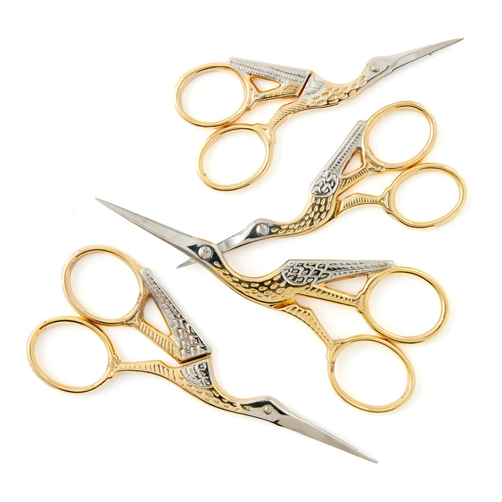 Gold-Plated Crane Scissors