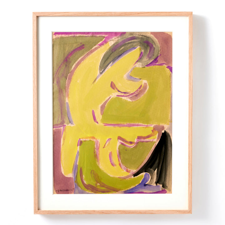 Framed Abstract 1 by E. J. Hartmann, 1965