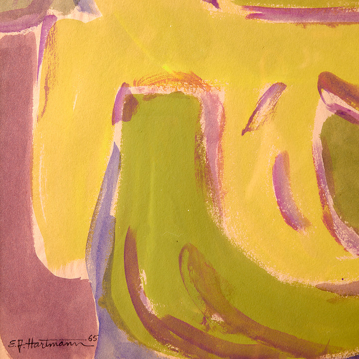 Framed Abstract 1 by E. J. Hartmann, 1965