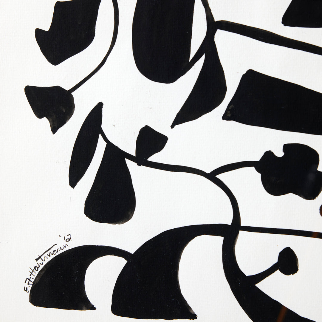 Framed Abstract 3 by E.J. Hartmann, 1967