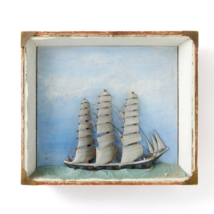 Antique Ship Diorama, c. 1890’s