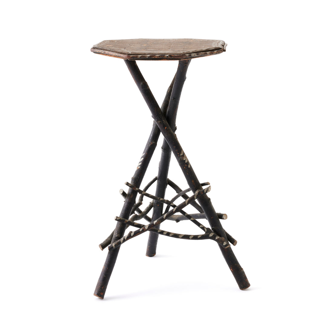 Vintage Adirondack Style Drinks Table