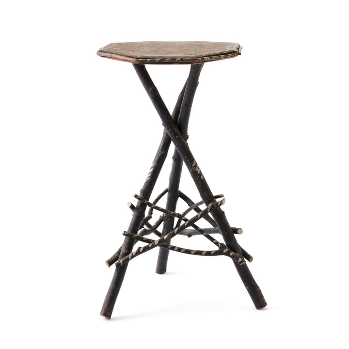 Vintage Adirondack Style Drinks Table