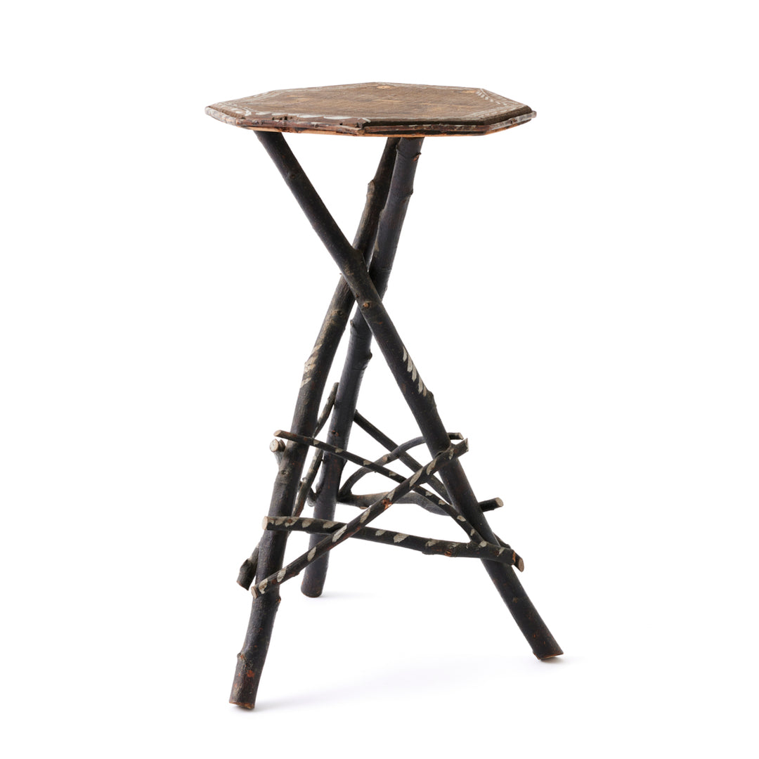 Vintage Adirondack Style Drinks Table