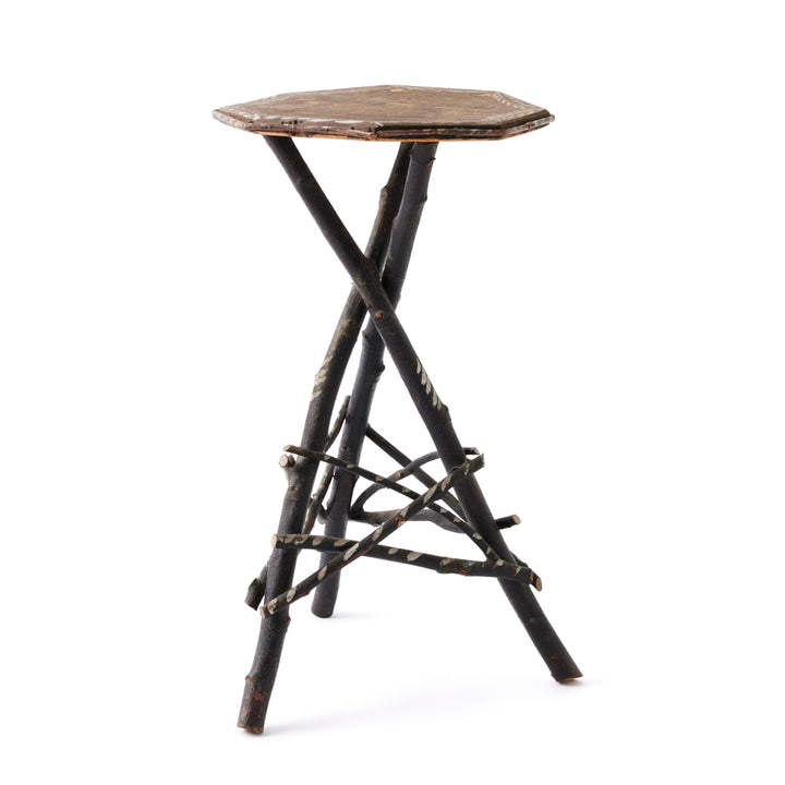 Vintage Adirondack Style Drinks Table