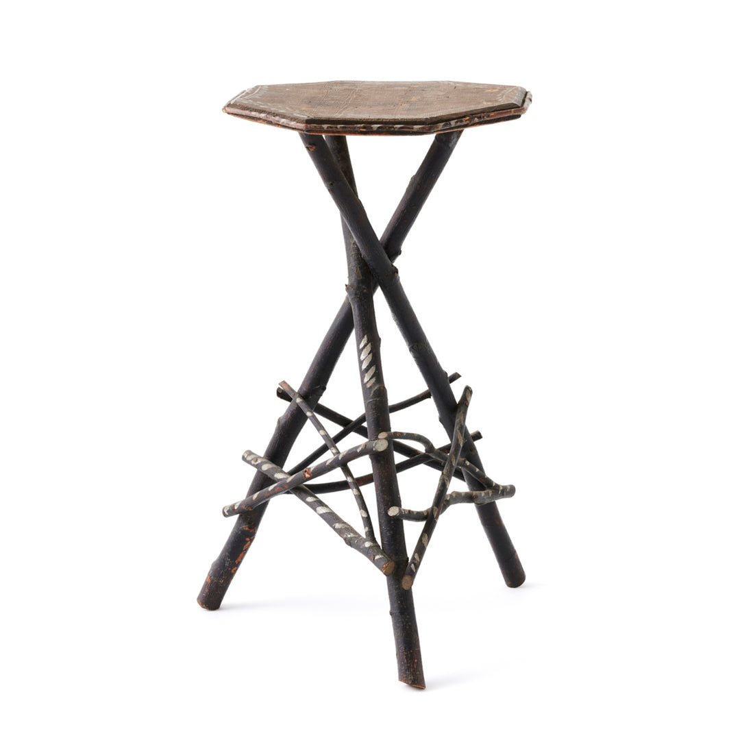 Vintage Adirondack Style Drinks Table