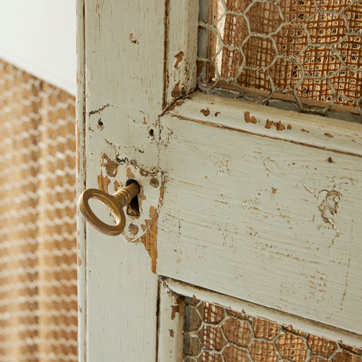 Antique Painted Wardrobe