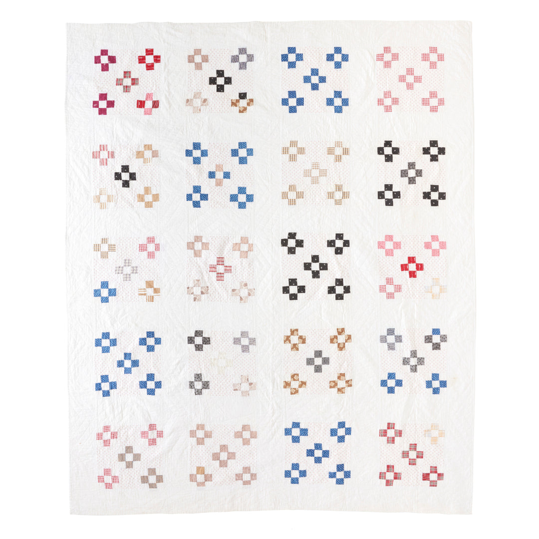 Double Nine Patch Quilt, c. 1910