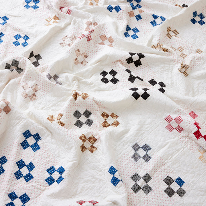 Double Nine Patch Quilt, c. 1910