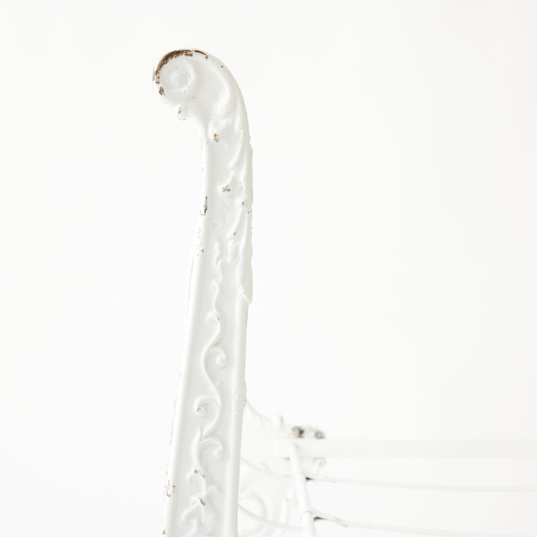 Antique French Cast Iron Daybed