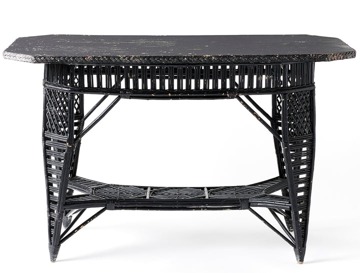 1920’s Painted Wicker Table