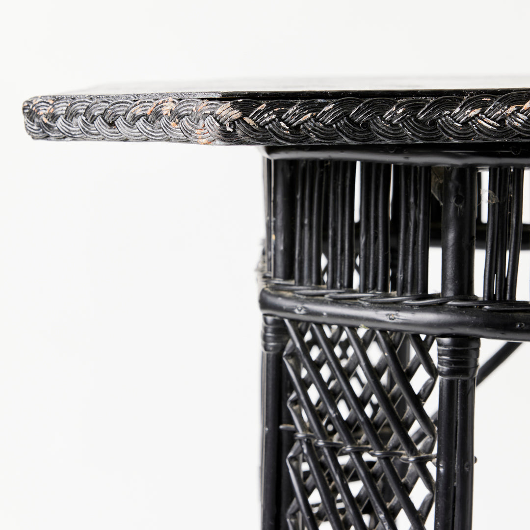 1920’s Painted Wicker Table