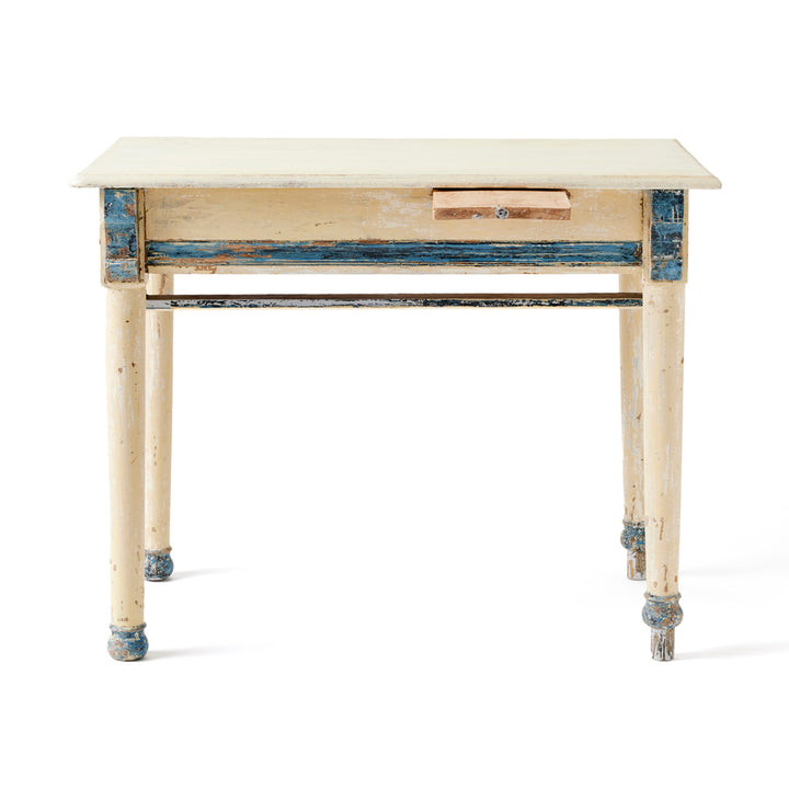 Late 19th Century Swedish Painted Utility Table