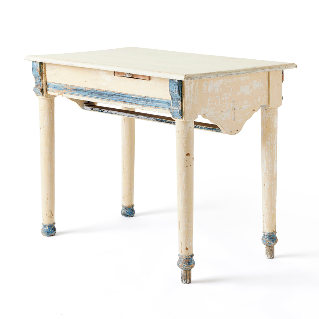 Late 19th Century Swedish Painted Utility Table