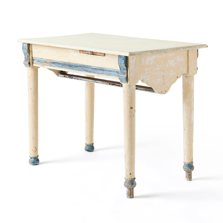 Late 19th Century Swedish Painted Utility Table