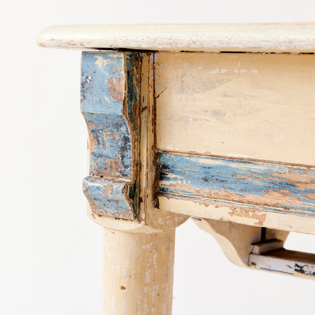 Late 19th Century Swedish Painted Utility Table