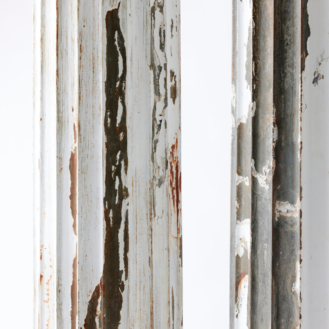 Pair of Late 19th Century Zinc Fluted Columns