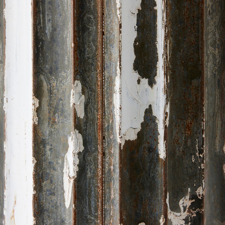 Pair of Late 19th Century Zinc Fluted Columns