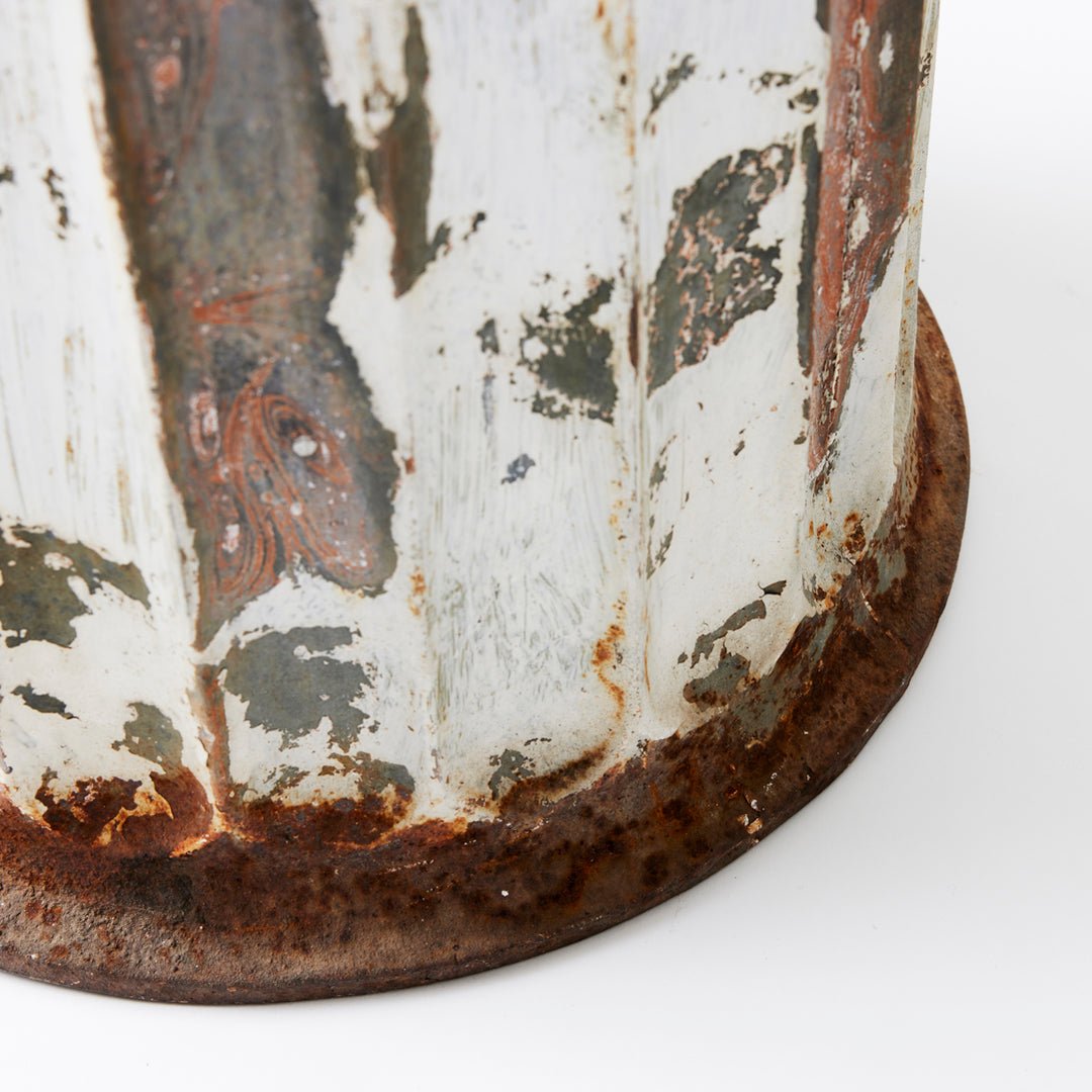 Pair of Late 19th Century Zinc Fluted Columns